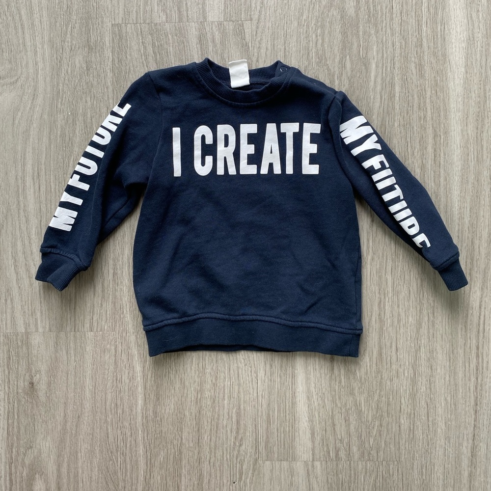 NWOT H&M Sweatshirt 12-18 months